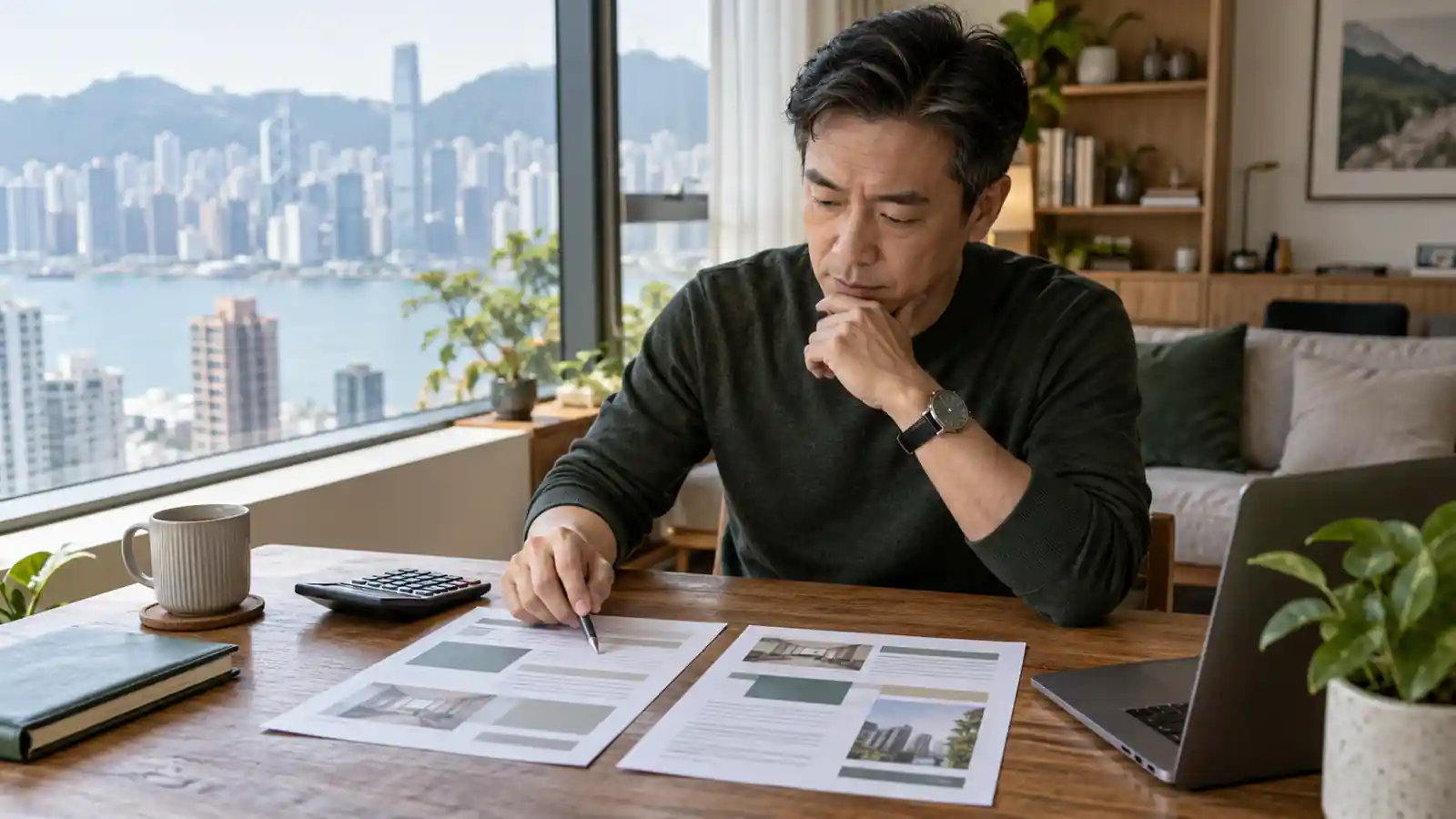 轉按是否划算？用總成本與回本期比較 — AI情境示意圖